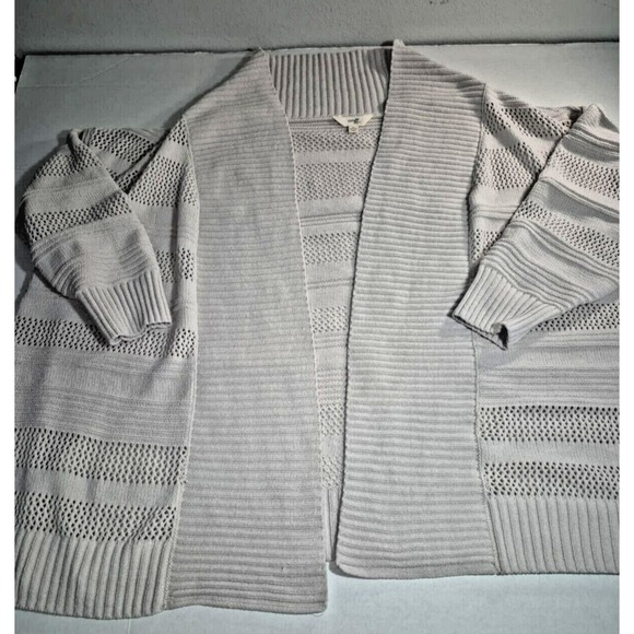 NWOT Terra and Sky women plus size white knit cardigan sweater sz 3x (26/28) - Picture 2 of 6